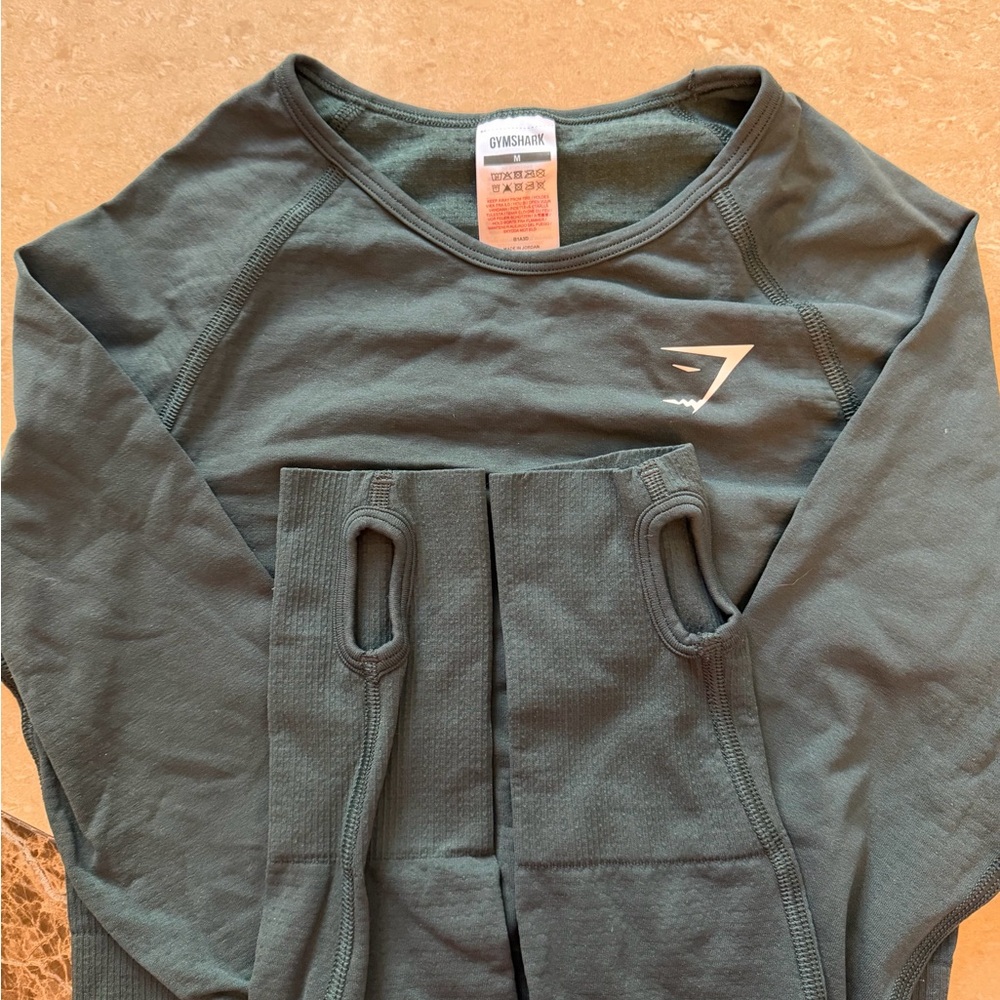 Gymshark Deep Teal Long Sleeve Shirt